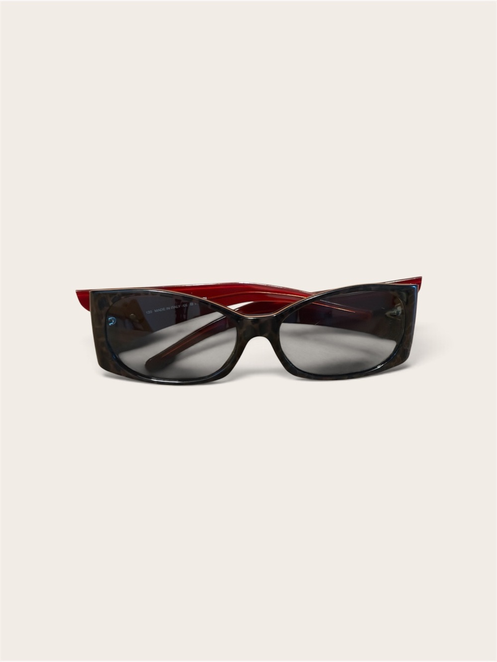 Authentic Fendi FS 307 213 120 Brown/Red/leopard Sunglasses Frames Italy